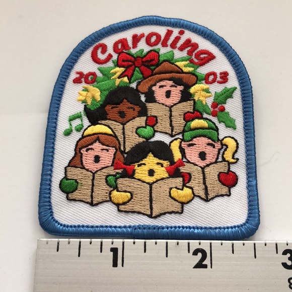 Vintage 2003 Girl Scout Caroling patch badge - Picture 3 of 4